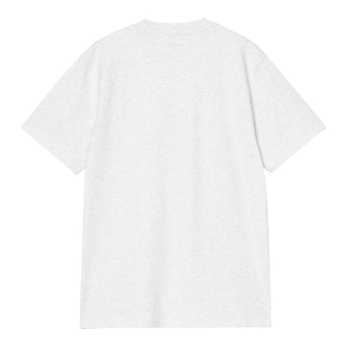 Carhartt WIP S/S Script T-Shirt - Ash Heather/Cozy Purple