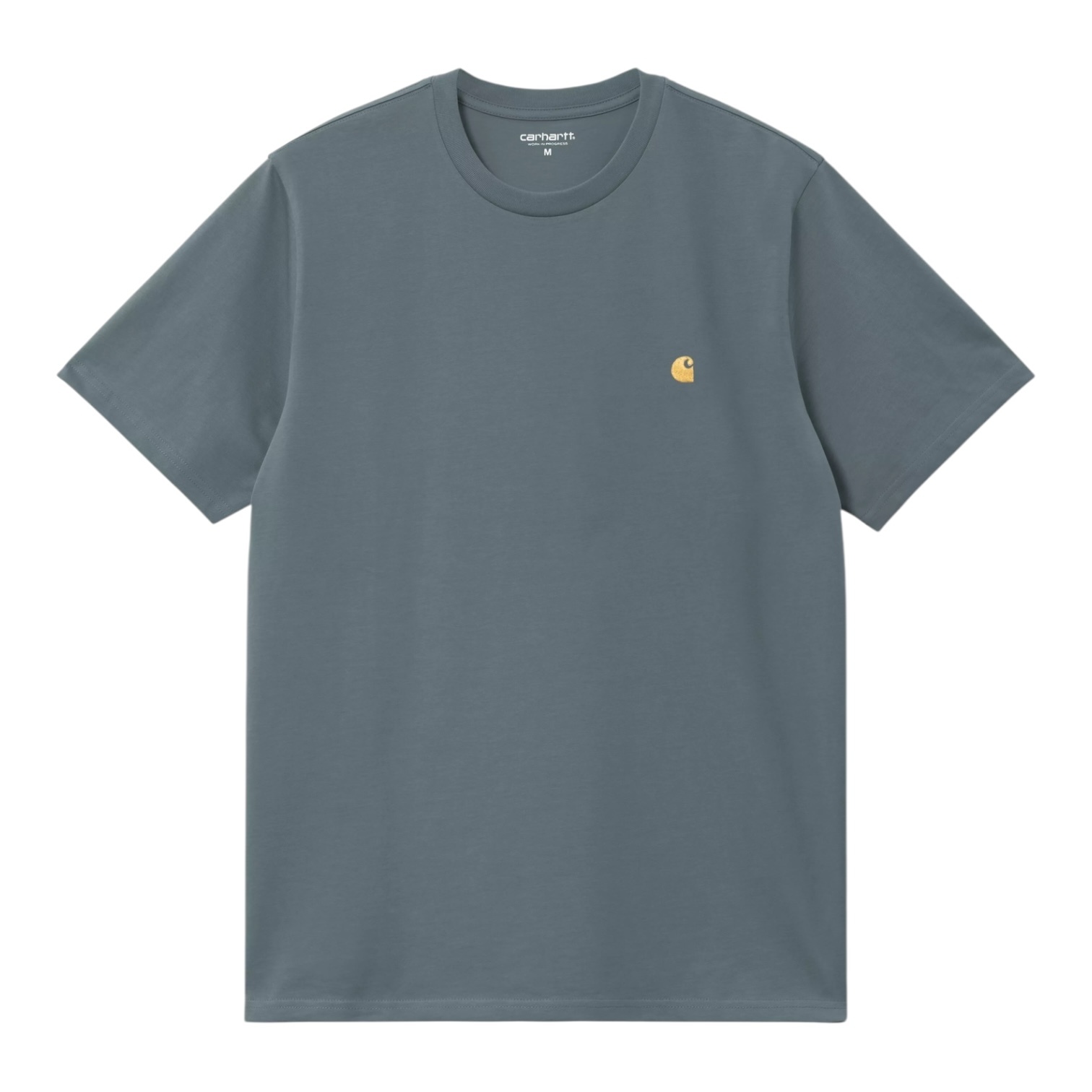 Carhartt WIP S/S Chase T-Shirt - Cozy Blue / Gold