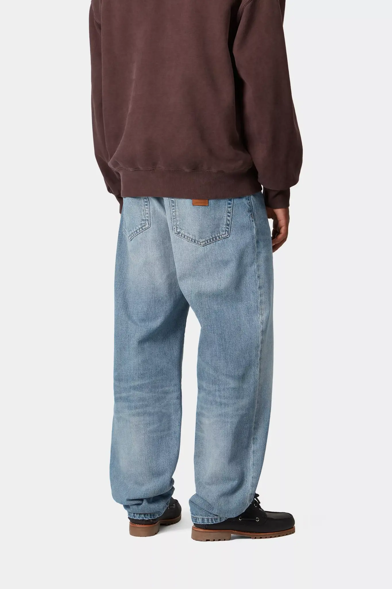 Carhartt WIP Aaron Pant - Blue (Burst Washed)