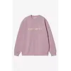 W' Carhartt Sweat - Gentle Pink/Cinnerus