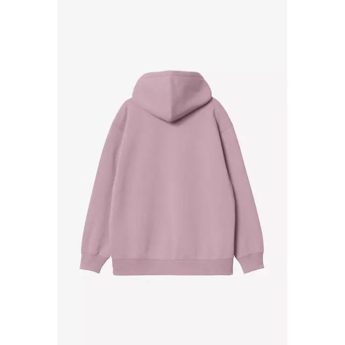 Carhartt WIP W' Hooded Carhartt Sweat - Gentle Pink/Cinnerus