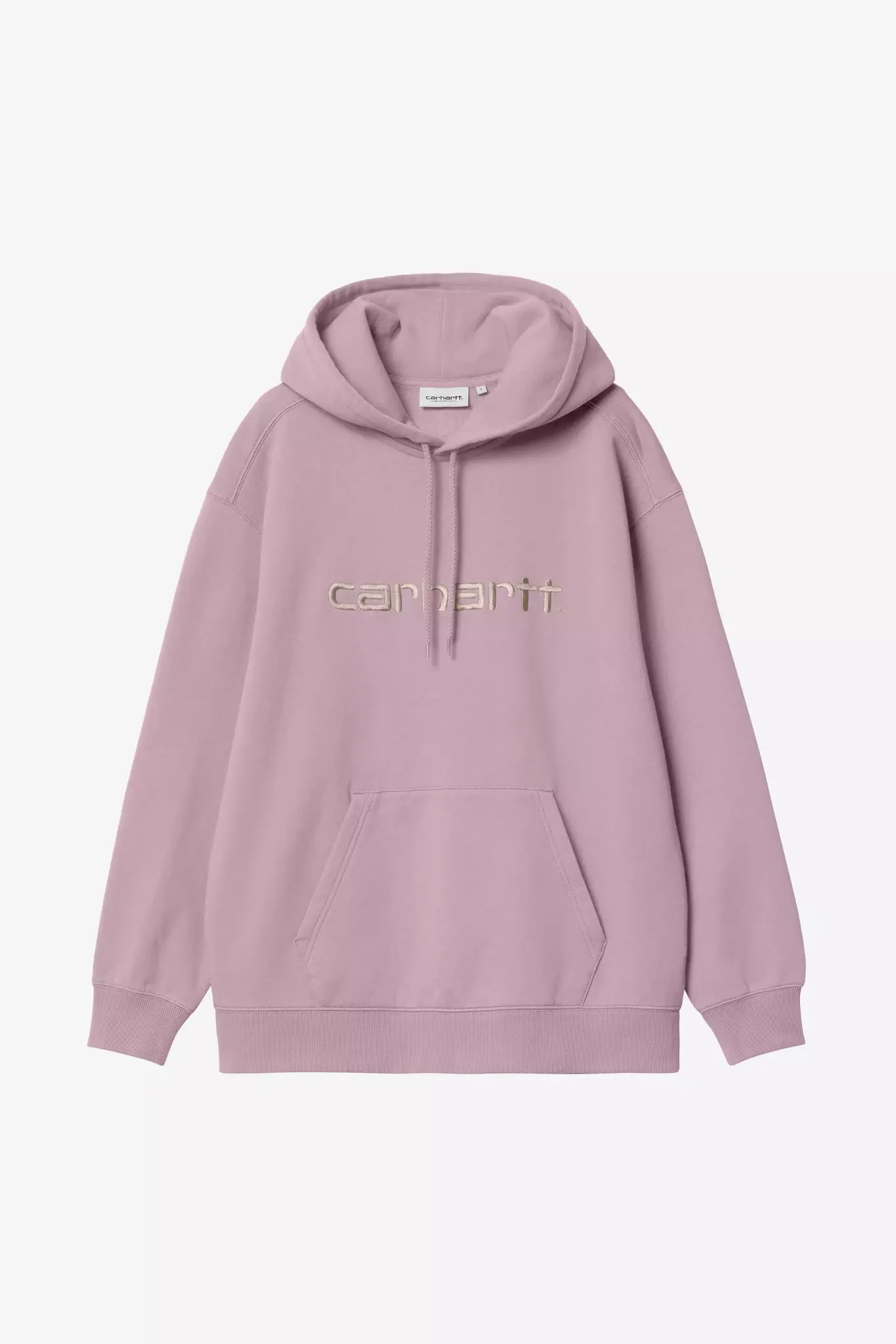 Carhartt WIP W' Hooded Carhartt Sweat - Gentle Pink/Cinnerus