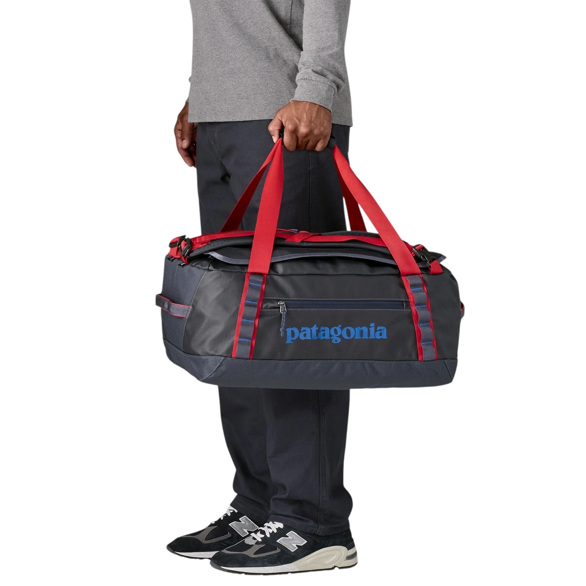 Patagonia Black Hole Duffel 40L - Smolder Blue/ Amanita Red