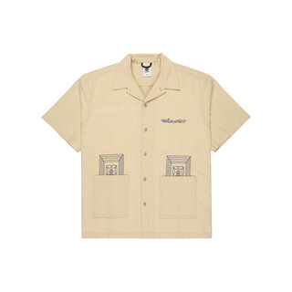 Element S/S Shirt Seesucker - Seesucker Aluminium