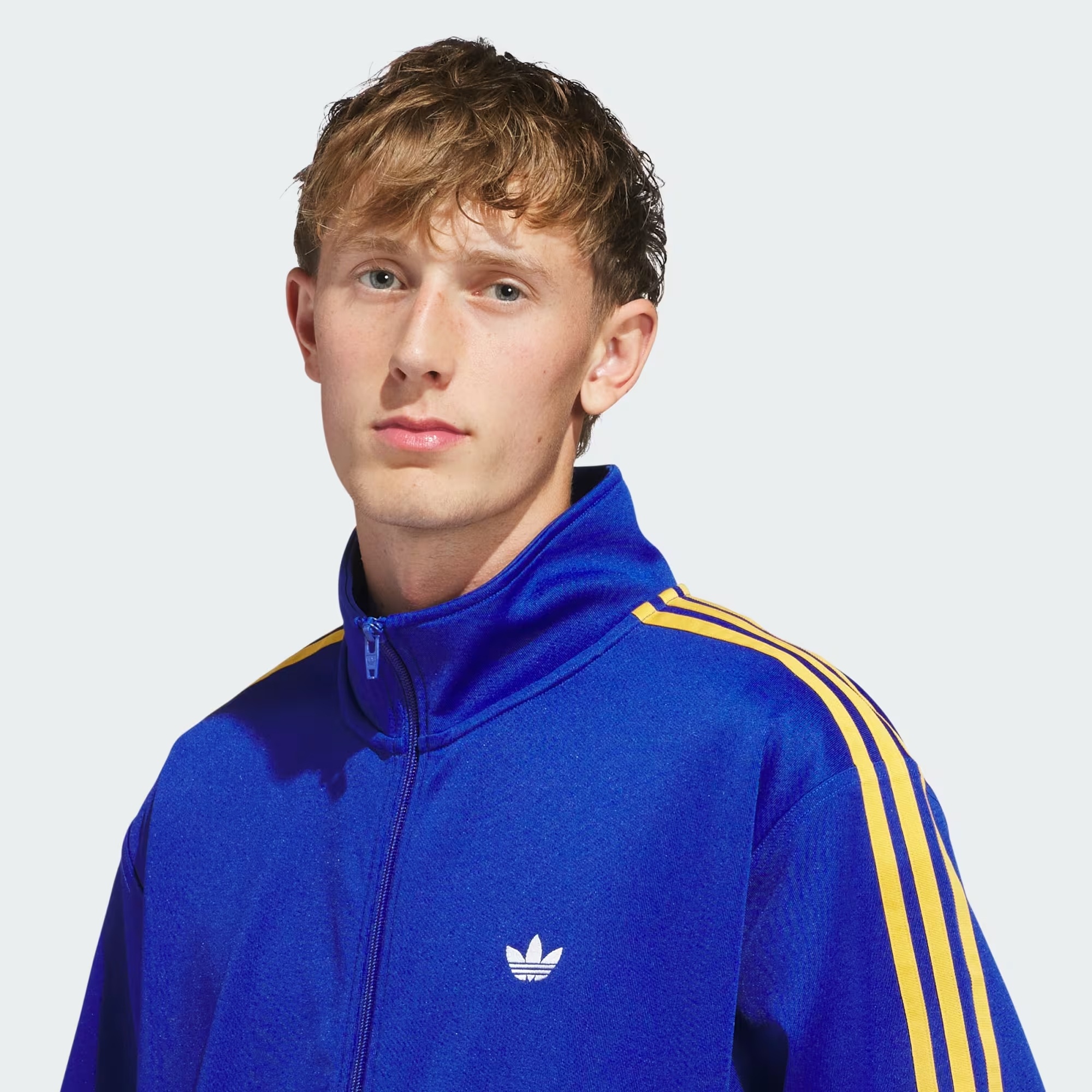 Adidas Skateboarding Firebird TK Jacket - Royal Blue/Preloved Yellow