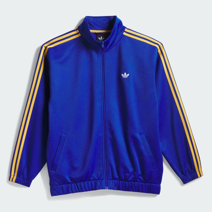 Adidas Skateboarding Firebird TK Jacket - Royal Blue/Preloved Yellow