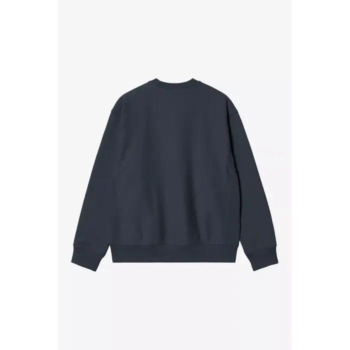 Carhartt WIP American Script Sweat - Deep Night