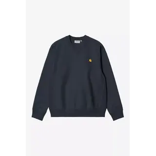 Carhartt WIP American Script Sweat - Deep Night