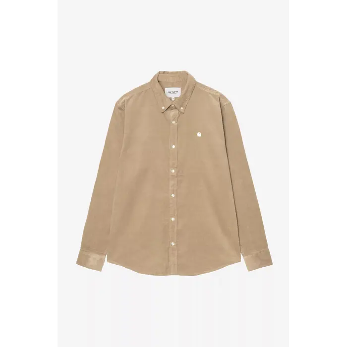 Carhartt WIP L/S Madison Fine Cord - Iroko