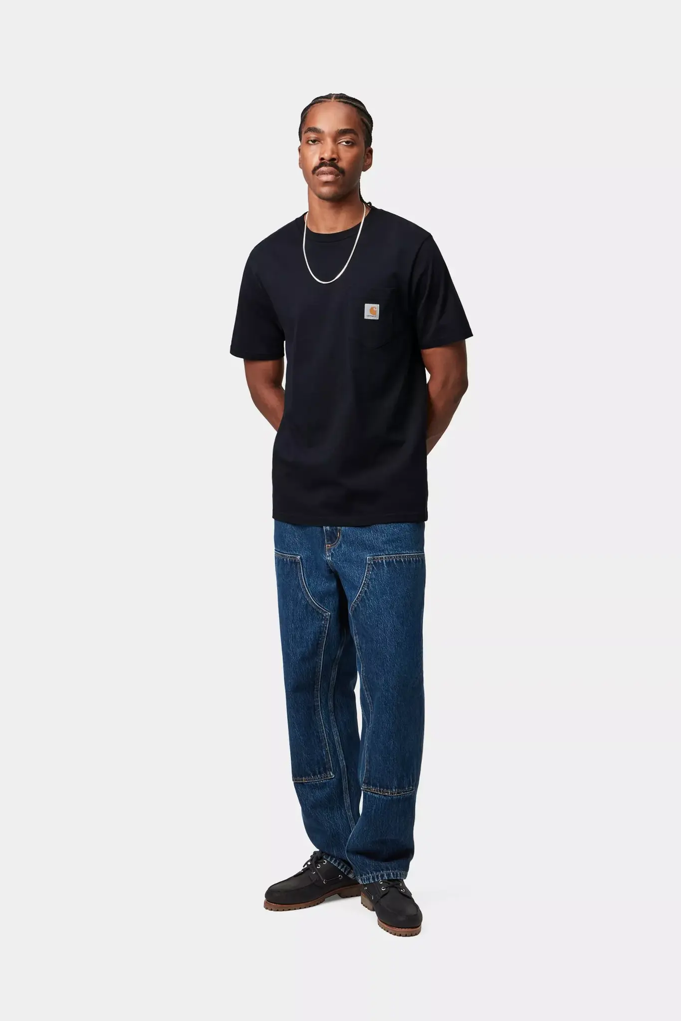 Carhartt WIP S/S Pocket T-Shirt - Dark Navy