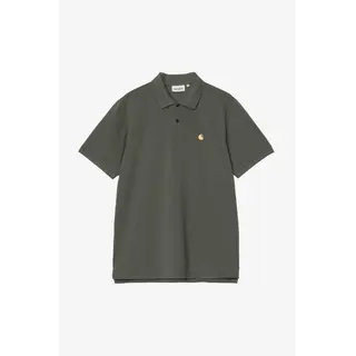 Carhartt WIP S/S Chase Pique Polo - Leaf/Gold