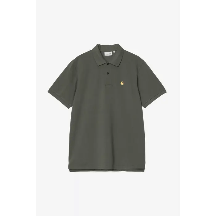 Carhartt WIP S/S Chase Pique Polo - Leaf/Gold