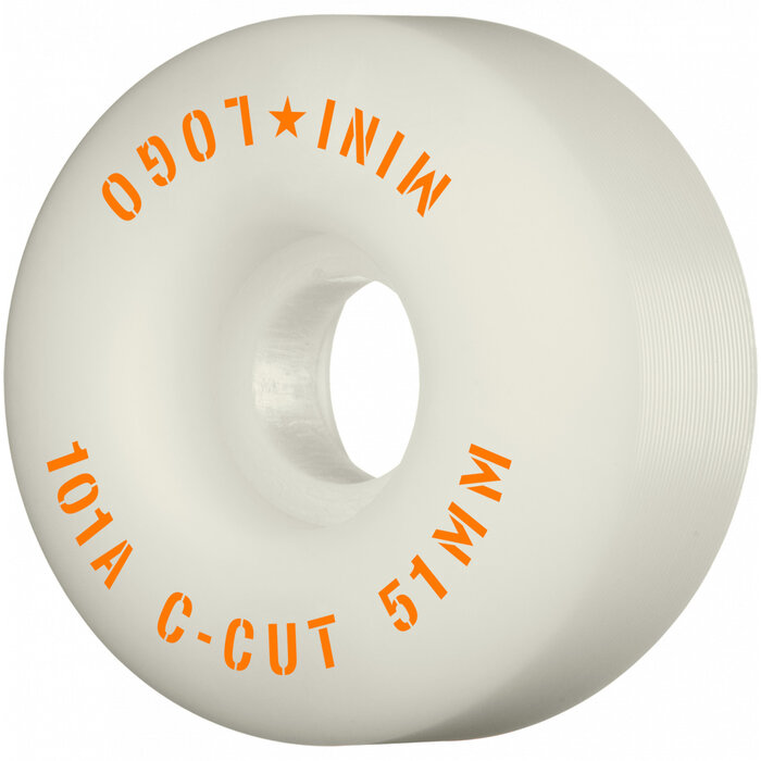 Mini Logo Wheels C-Cut 101A - White
