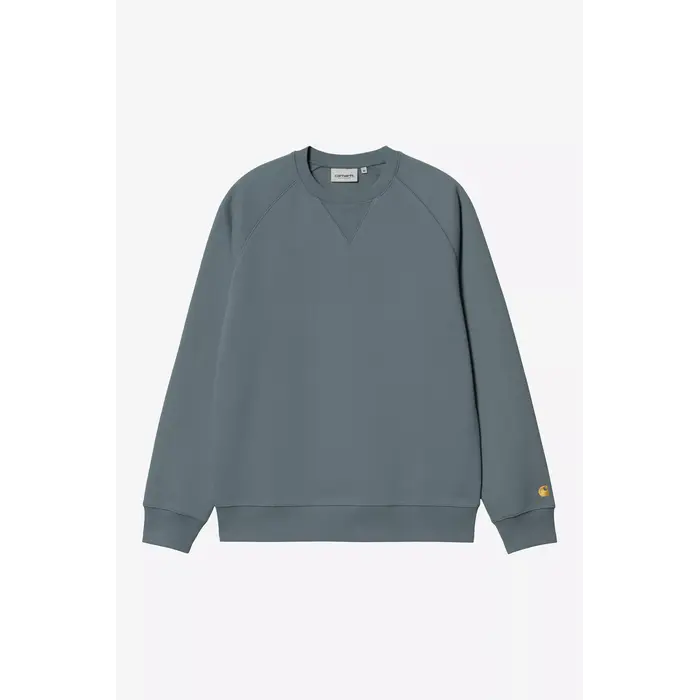 Carhartt WIP Chase Sweat - Cozy Blue/Gold