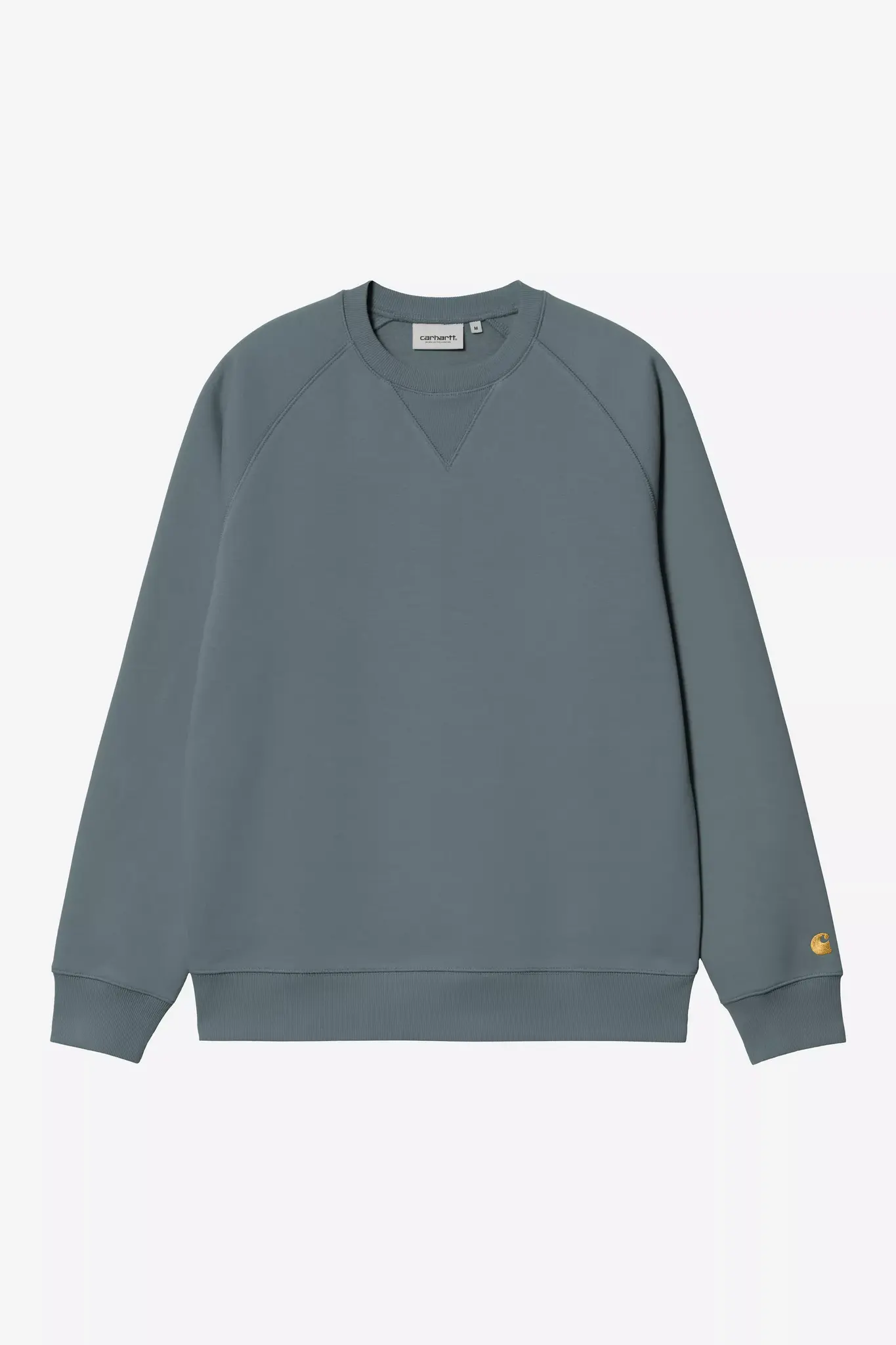 Carhartt WIP Chase Sweat - Cozy Blue/Gold