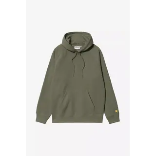 Carhartt WIP Hooded Chase Sweat - Leaf/Gold