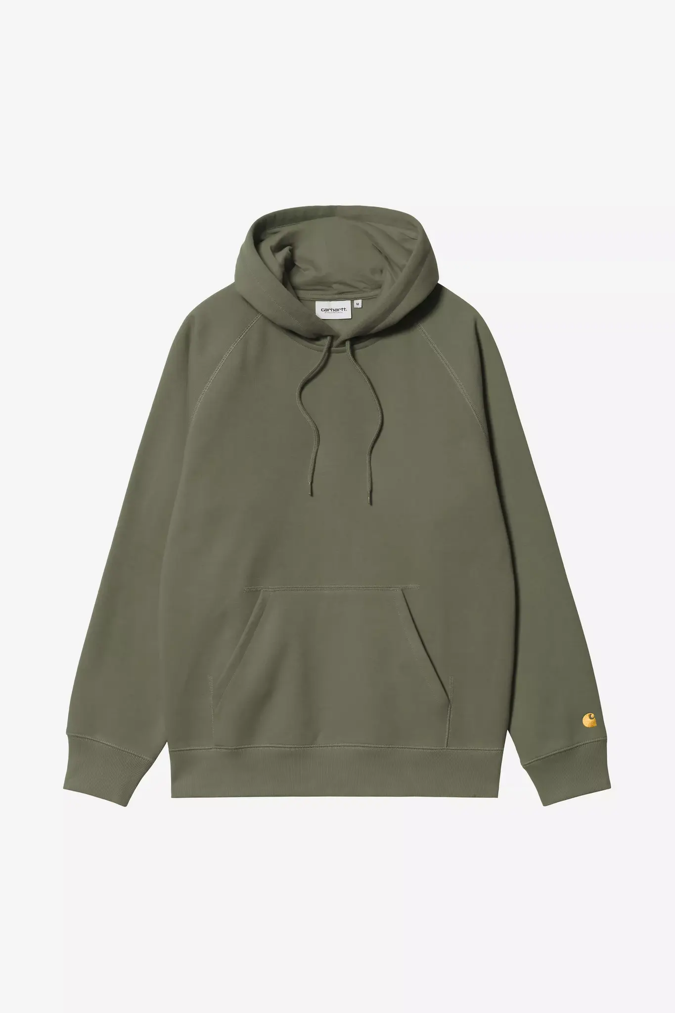 Carhartt WIP Hooded Chase Sweat - Leaf/Gold
