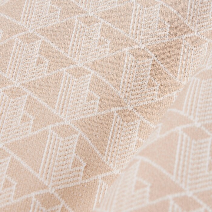 Lacoste Veste de survêtement zippée Paris jacquard -  Beige/Blanc