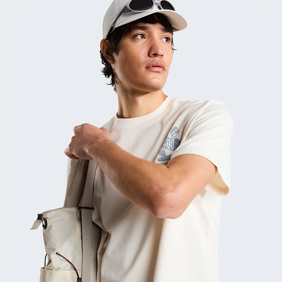 The North Face M Stones RX S/S Tee - Whihte Dune