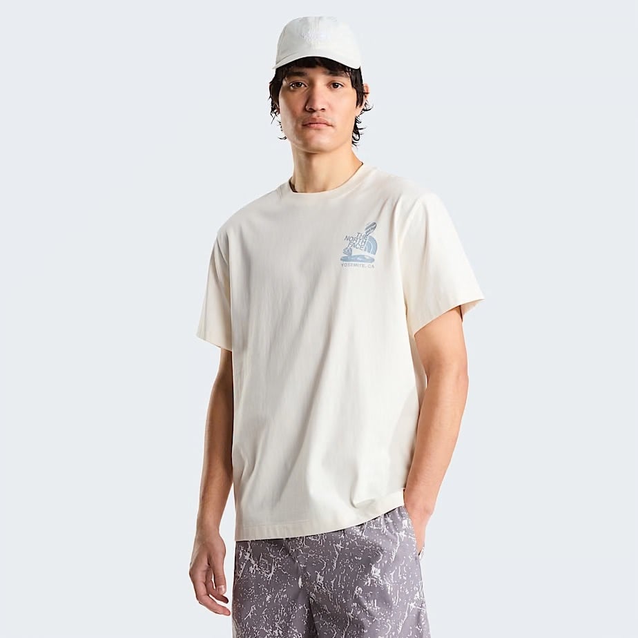 The North Face M Stones RX S/S Tee - Whihte Dune