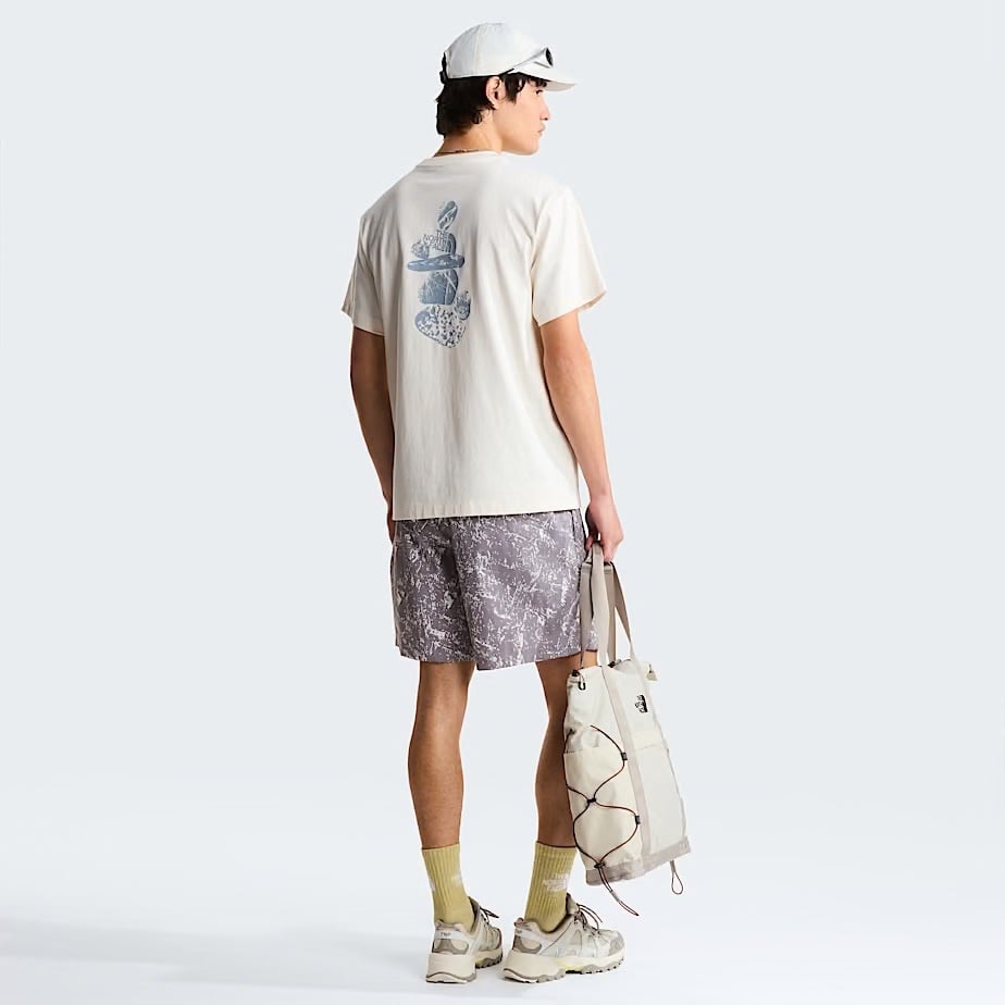 The North Face M Stones RX S/S Tee - Whihte Dune