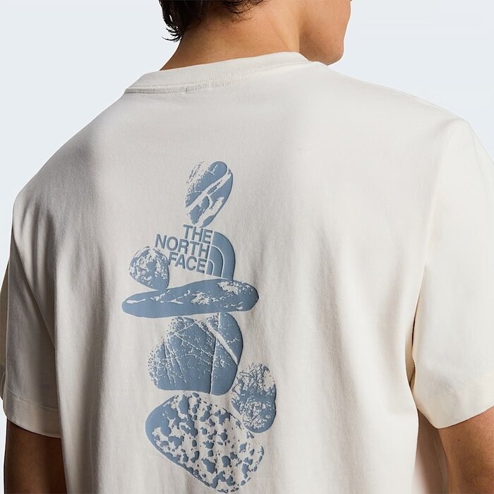 The North Face M Stones RX S/S Tee - Whihte Dune