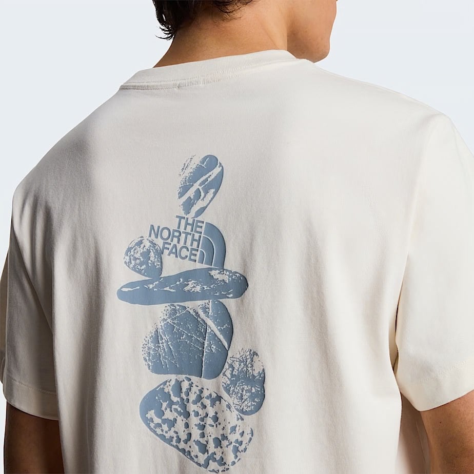 The North Face M Stones RX S/S Tee - Whihte Dune