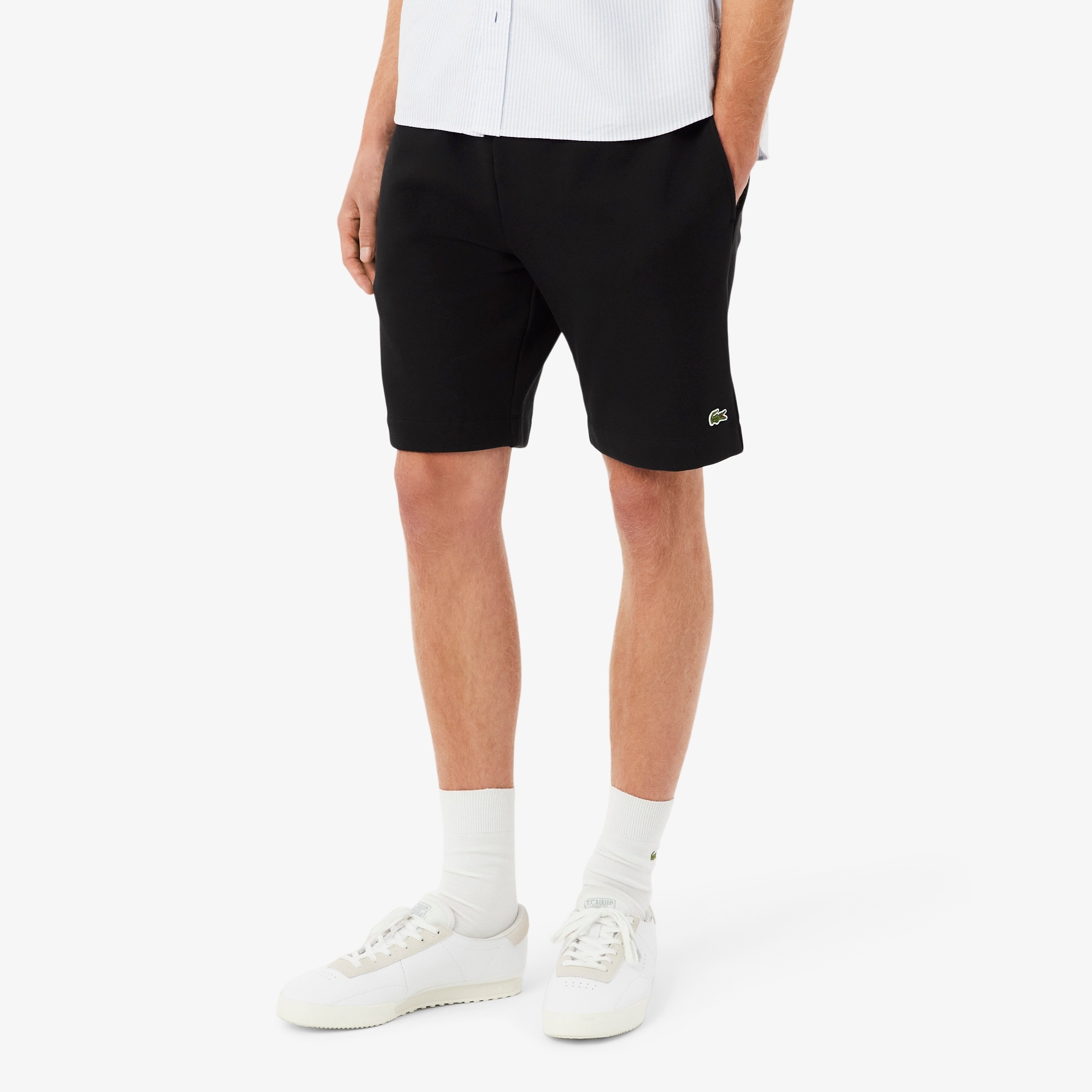 Lacoste Short Regular Fit Molleton - Noir
