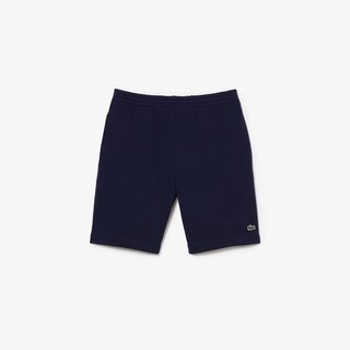 Lacoste Short Regular Fit Molleton - Bleu Marine