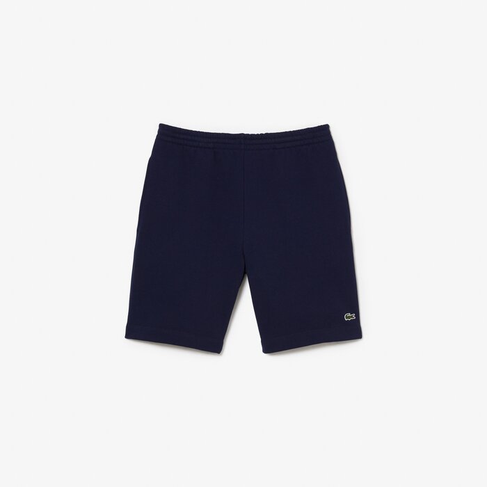 Lacoste Short Regular Fit Molleton - Bleu Marine