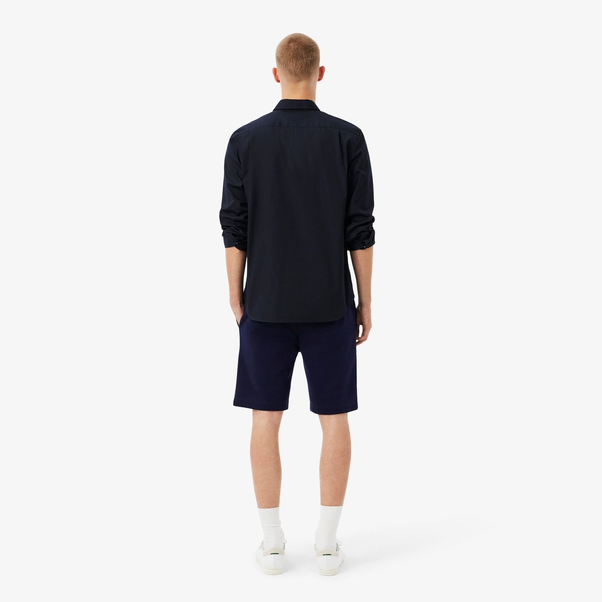 Lacoste Short Regular Fit Molleton - Bleu Marine