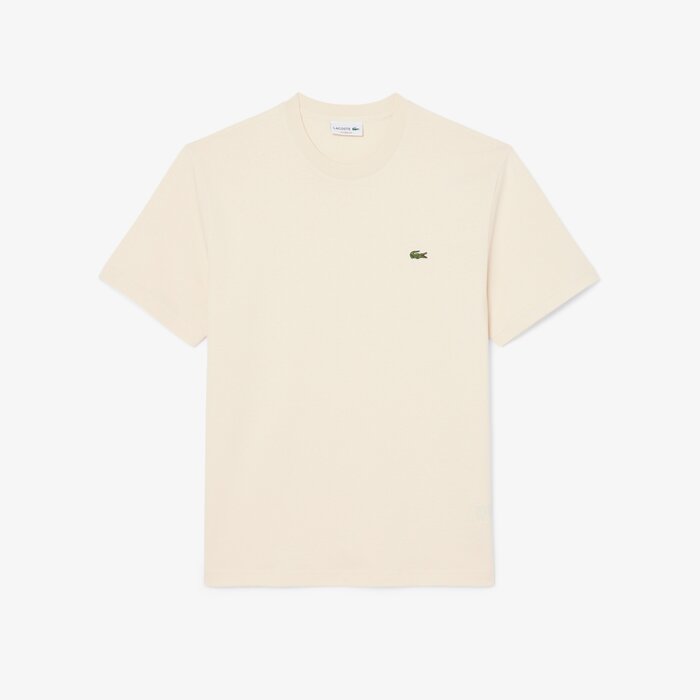 Lacoste T-shirt Coton Col Rond - Beige