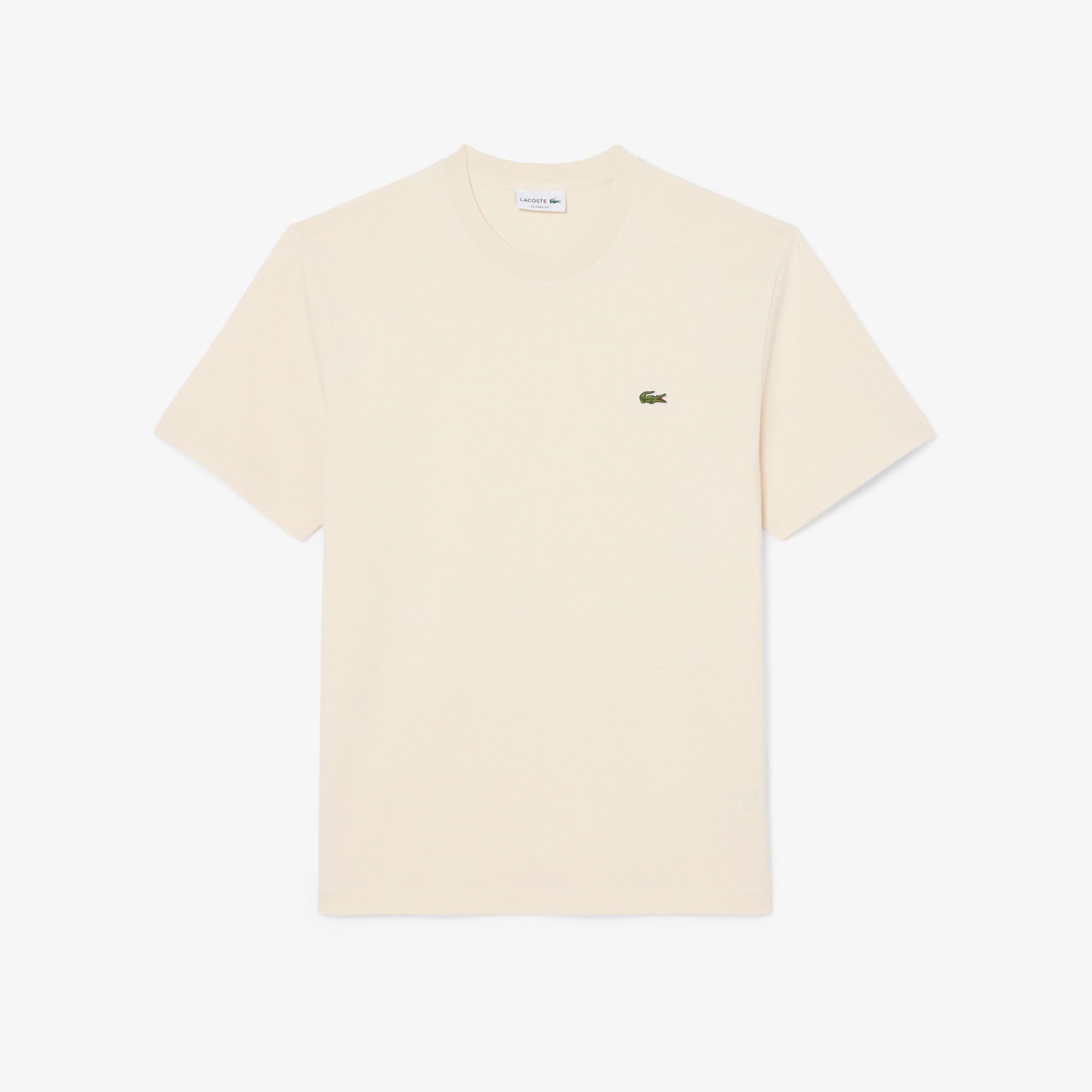 Lacoste T-shirt Coton Col Rond - Beige