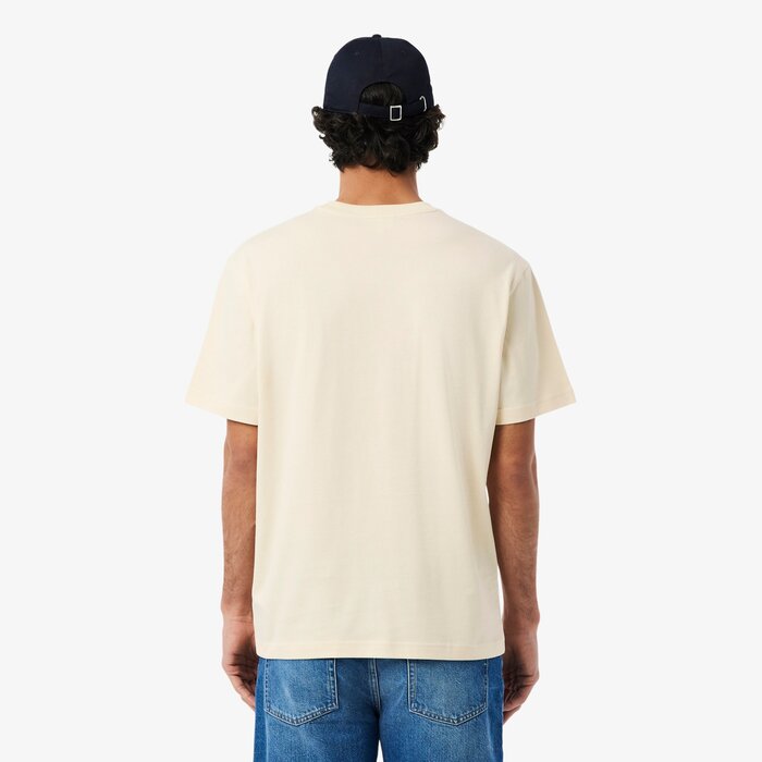 Lacoste T-shirt Coton Col Rond - Beige