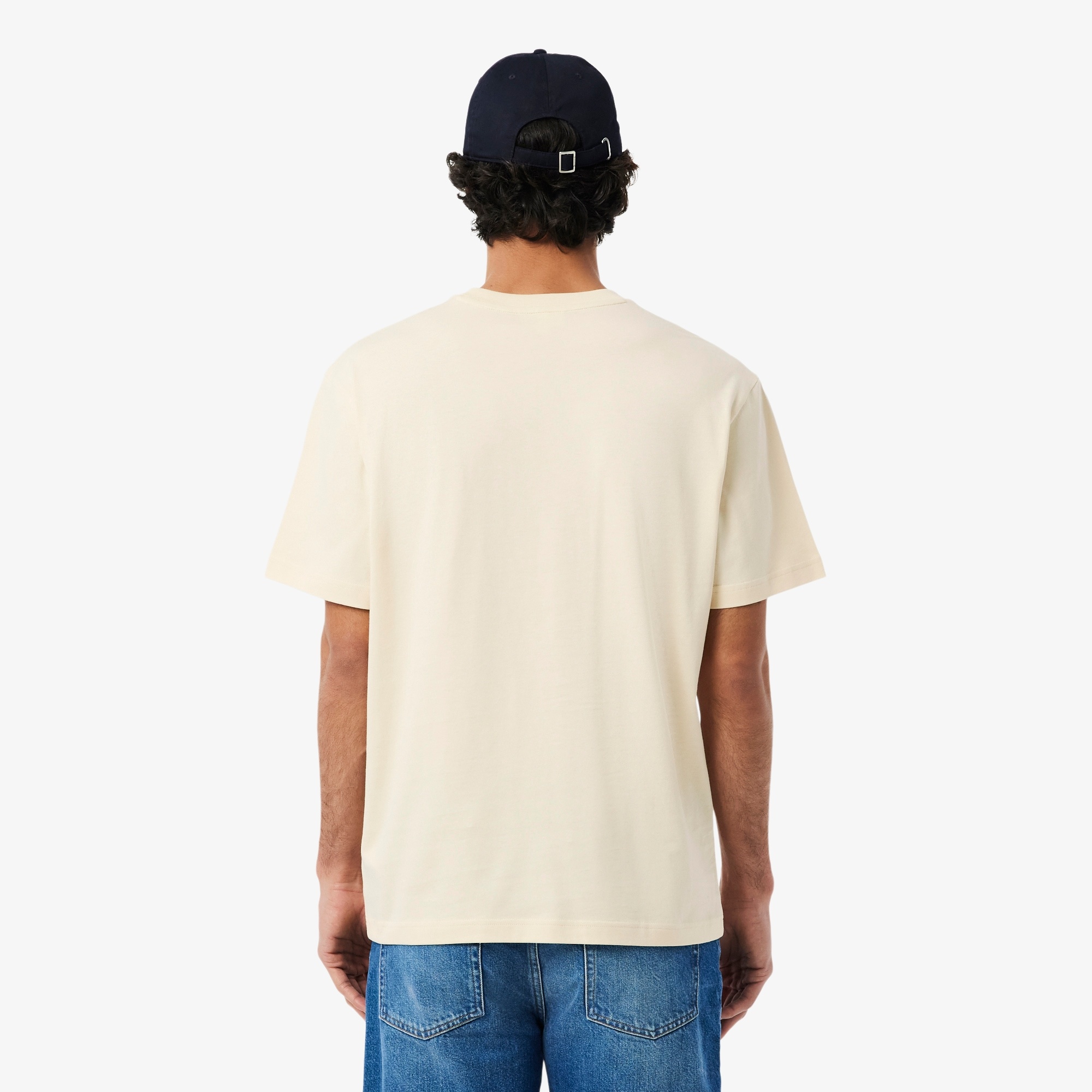 Lacoste T-shirt Coton Col Rond - Beige
