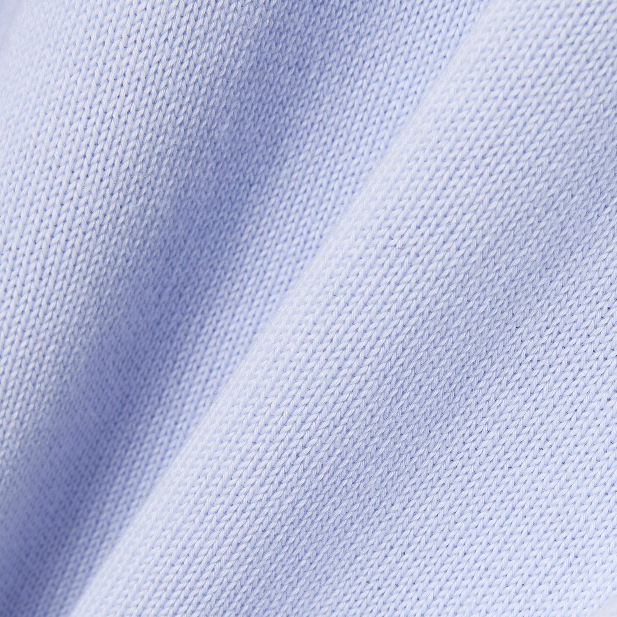 Lacoste Pull Coton Uni Col Rond - Bleu Clair