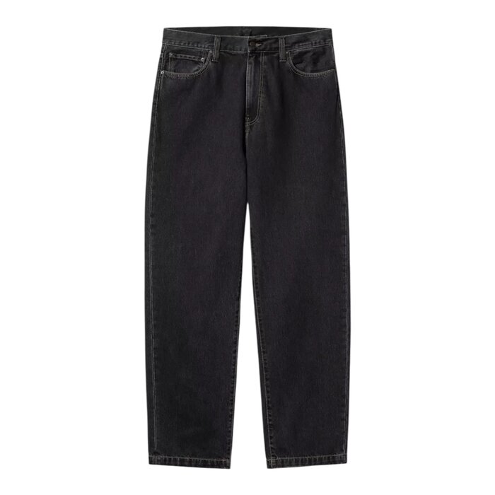 Carhartt WIP Aaron Pant - Black Stone Washed