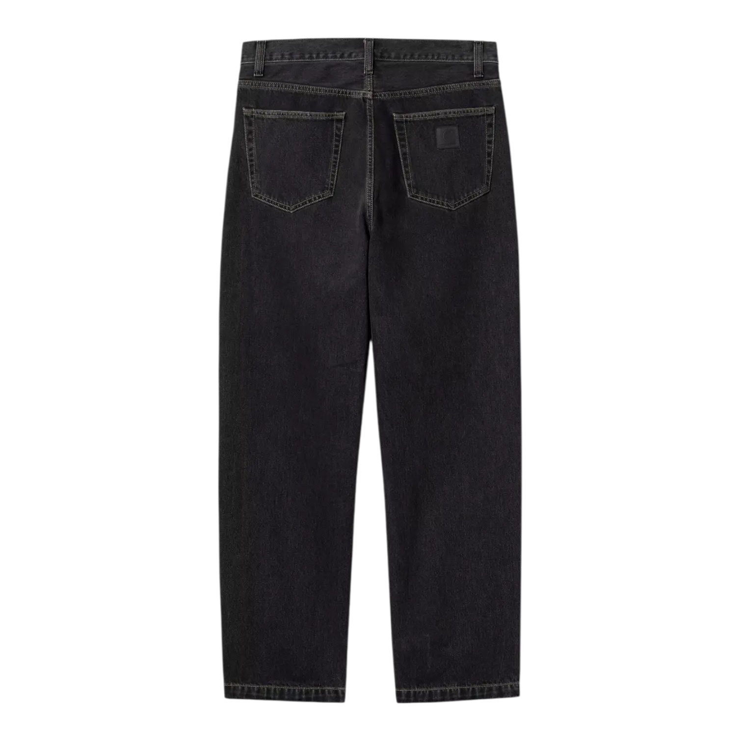 Carhartt WIP Aaron Pant - Black Stone Washed