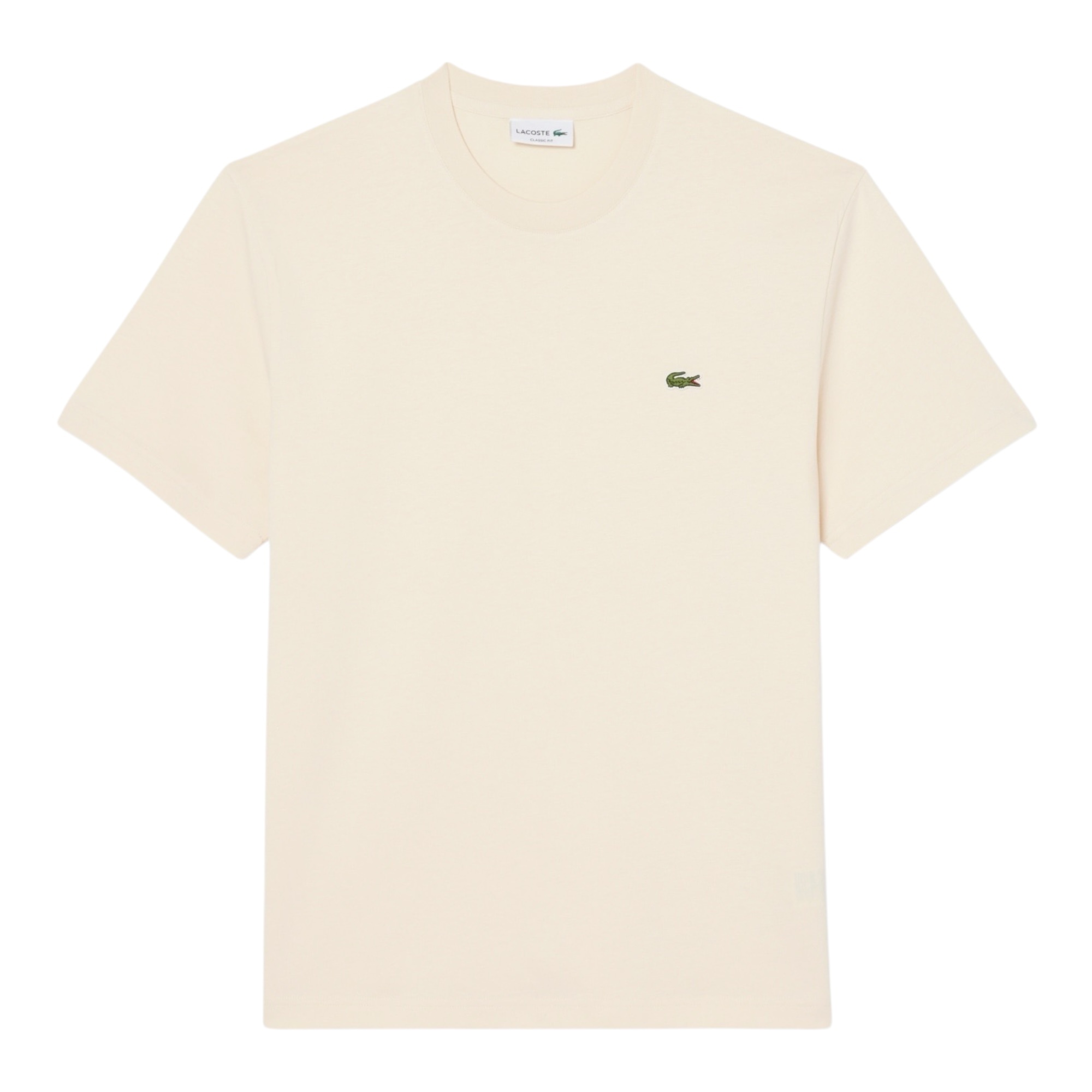 Lacoste T-shirt Coton Col Rond - Beige