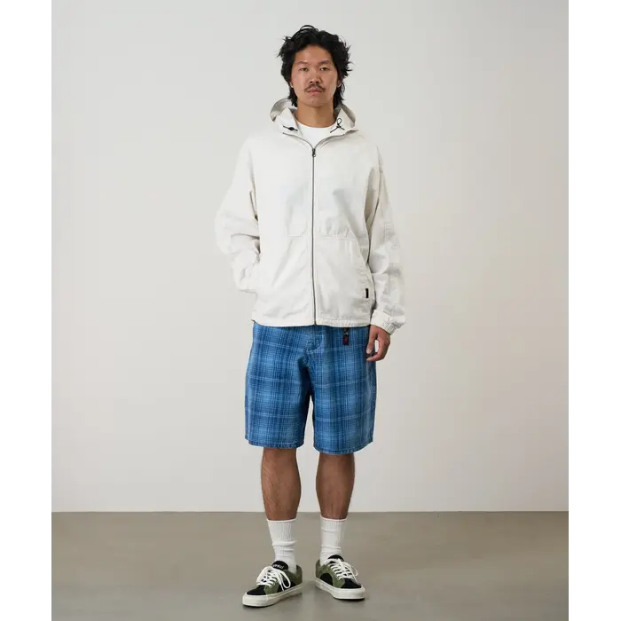 Gramicci Lagoon Short Denim Plaid - Indigo Checkered Plaid