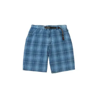 Gramicci Lagoon Short Denim Plaid - Indigo Checkered Plaid