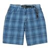 Lagoon Short Denim Plaid - Indigo Checkered Plaid