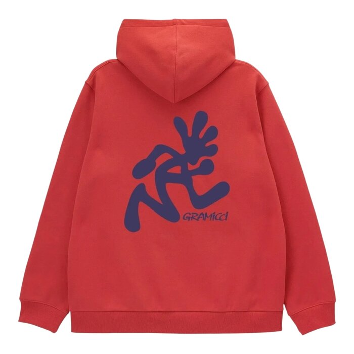 Gramicci Running Man Hooded Sweatshirt - Crimson Red