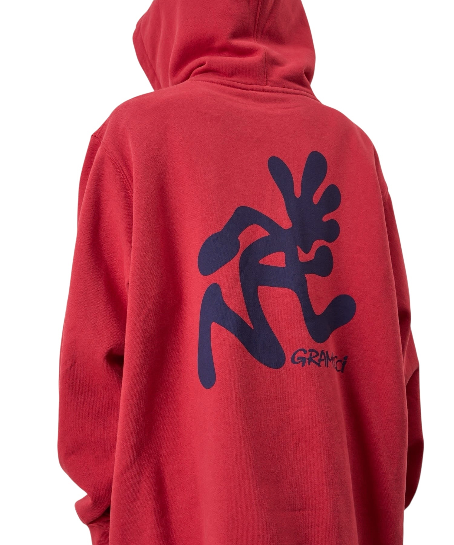 Gramicci Running Man Hooded Sweatshirt - Crimson Red