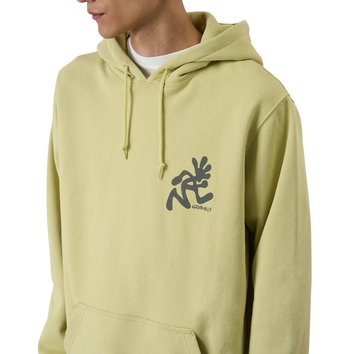 Gramicci Running Man Hooded Sweatshirt - Lime