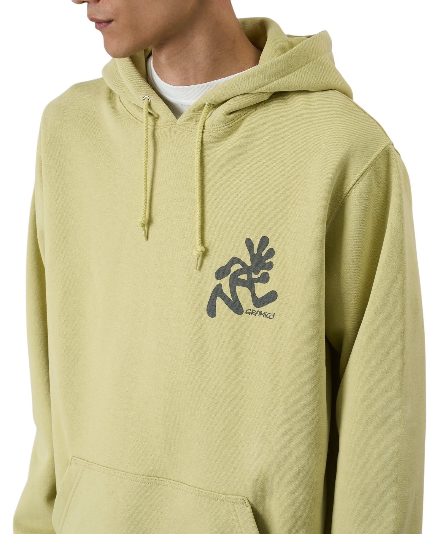 Gramicci Running Man Hooded Sweatshirt - Lime