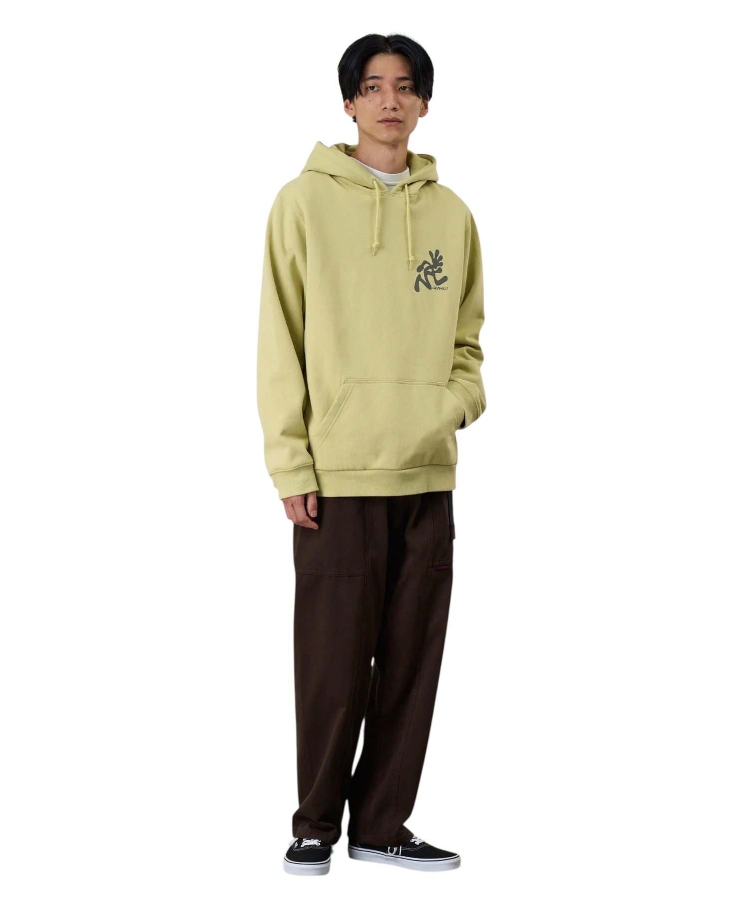 Gramicci Running Man Hooded Sweatshirt - Lime