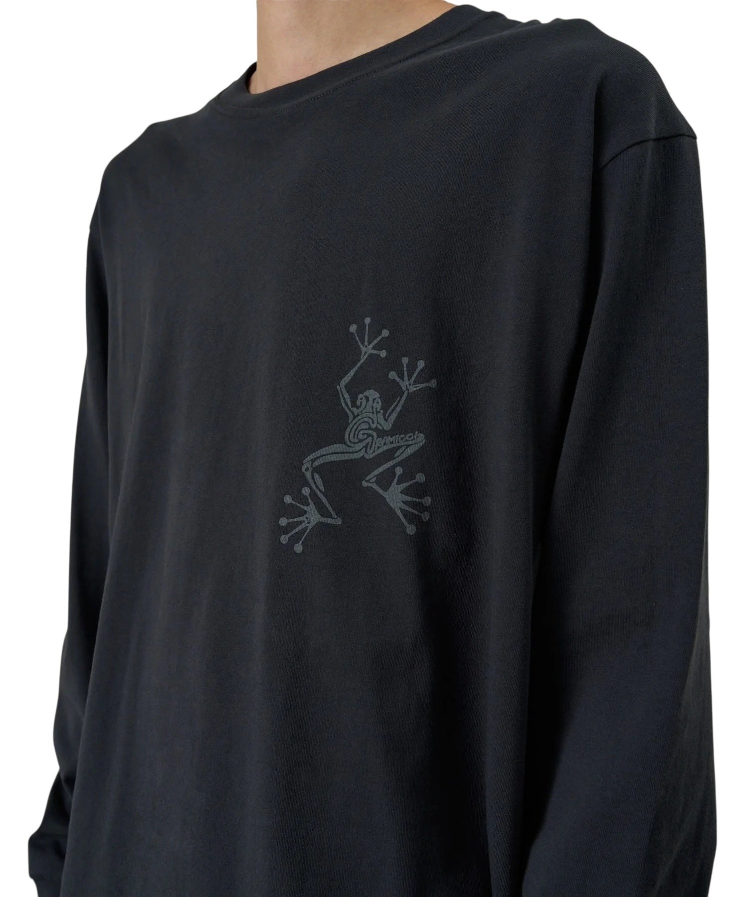 Gramicci Sticky Hands L/S Tee - Vintage Black