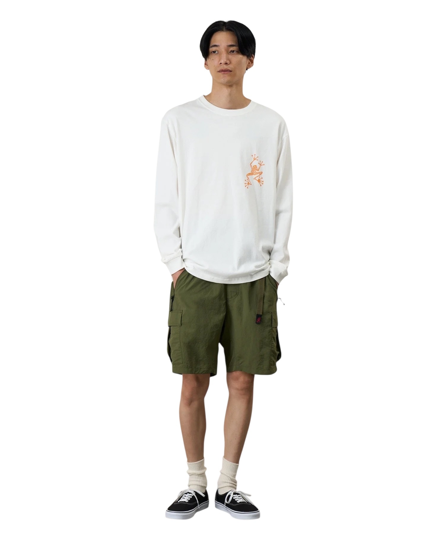 Gramicci Sticky Hands L/S Tee - White
