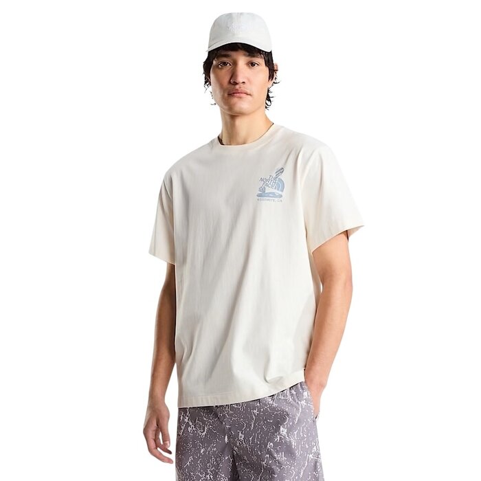 The North Face M Stones RX S/S Tee - Whihte Dune